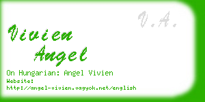 vivien angel business card